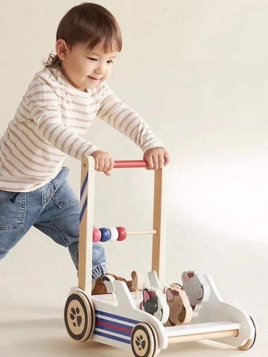 Anthropologie Other - NWT Anthropologie Frenchie Wooden Push Toy